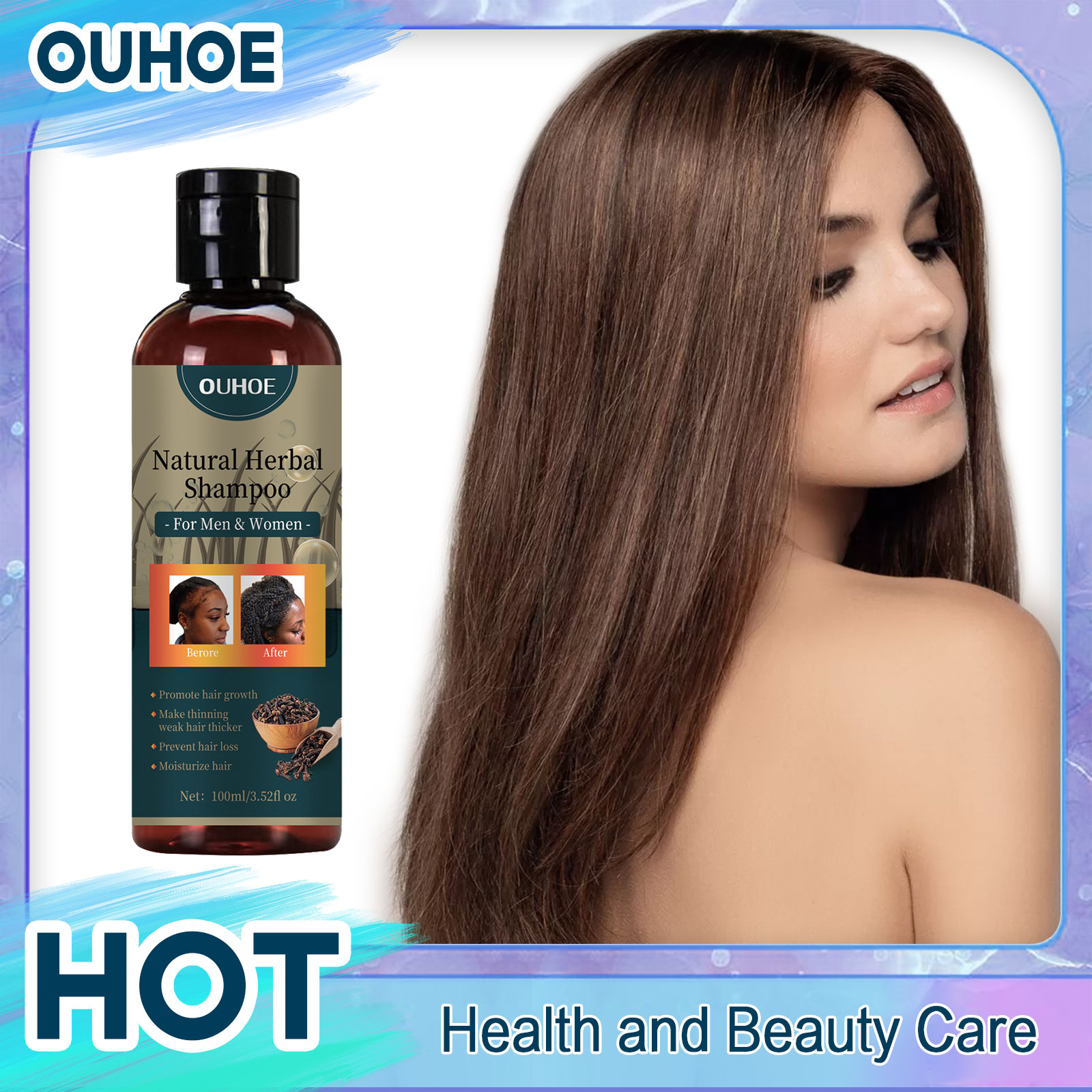 Hair Care Dandruff - OUHOE Croissance Des Cheveux Shampooing Anti